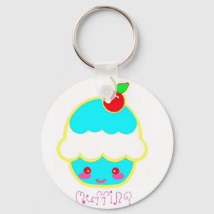 Muffin-Abnutzung Schlüsselanhänger