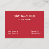 Muffin Cupcake Bäckerei Visitenkarte (Rückseite)