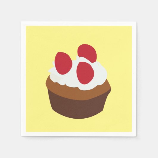 Muffin Cupcake Serviette (Vorderseite)