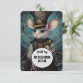 Muffin Danke Steampunk-Tier Benutzerdefiniert (Stehend Vorderseite)