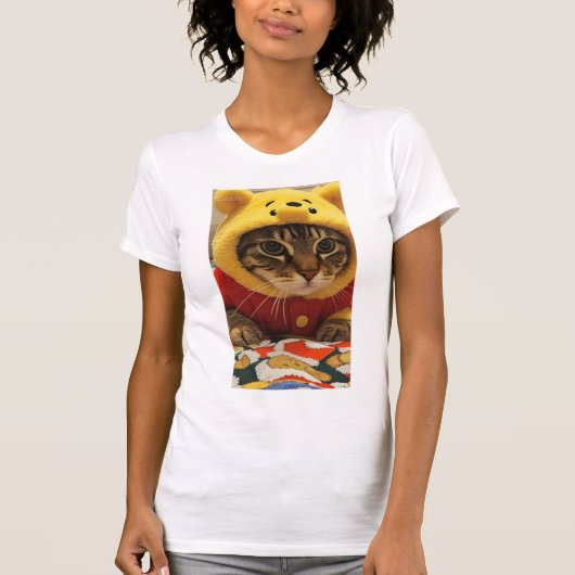 MUFFIN DIE GETIGERTE KATZE T-Shirt (Vorderseite)