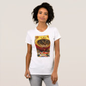 MUFFIN DIE GETIGERTE KATZE T-Shirt (Vorne ganz)