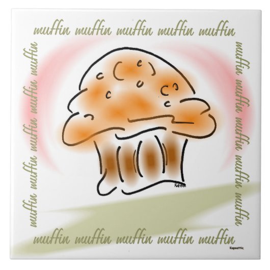 Muffin Fliese (Vorderseite)
