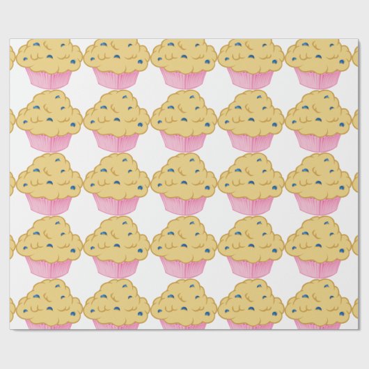 Muffin Geschenkpapier (Flach)