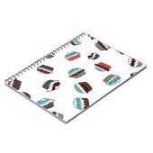 Muffin. Herzlichen Glückwunsch Geburtstagskupkuche Notizblock (Linke Seite)