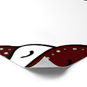 Muffin. Herzlichen Glückwunsch Geburtstagskupkuche Poster (Ecke)