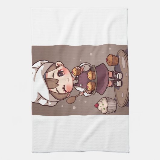 Muffin Man  Geschirrtuch (Vertikal)