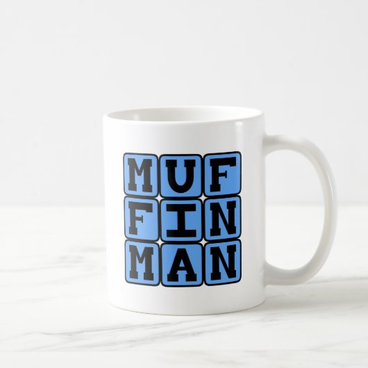 Muffin-Mann Kaffeetasse (Rechts)