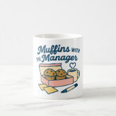 Muffin mit dem Manager Kaffeetasse (Mittel)