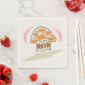 Muffin Morning Brunch Serviette (Beispiel)