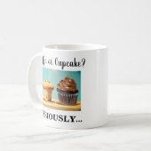 Muffin oder Cupcake? WER KANN! Kaffeetasse (Vorderseite Links)