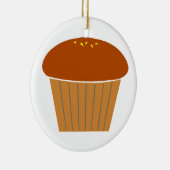 MUFFIN-RUNDE VERZIERUNG KERAMIKORNAMENT (Rechts)