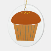 MUFFIN-RUNDE VERZIERUNG KERAMIKORNAMENT (Links)