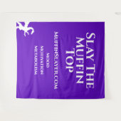 Muffin Slayer Dragon Slay the Muffin Top Tapestati Wandteppich (Vorderseite (Horizontal))