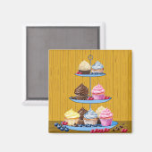 Muffin Time Magnet (Vorderseite/Rückseite)