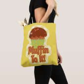 Muffin to it Riesencharter Funny Cartoon Tasche (Von Nahem)