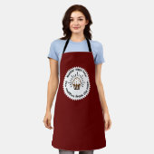 Muffins aus der Oven All-Over-Print-Schürze Schürze (Getragen)