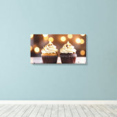 Muffins Leinwanddruck (Insitu (Holzboden))