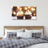 Muffins Leinwanddruck (Insitu (Schlafzimmer))