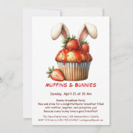 Muffins & Mornings - Osterfrühstück Party Einladung