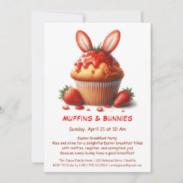 Muffins & Mornings - Osterfrühstück Party Einladung