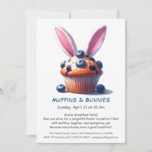 Muffins & Mornings – Osterfrühstücksfeier Einladung