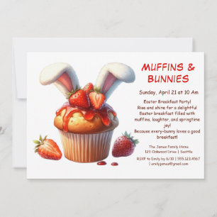 Muffins & Mornings – Osterfrühstücksfeier Einladung