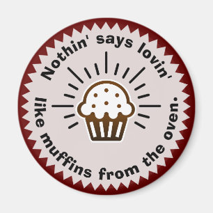 Muffins vom Oven Magnet