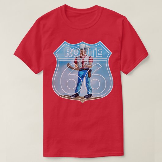 Muffler man statue entlang Route 66 in Gallup New  T-Shirt (Design vorne)