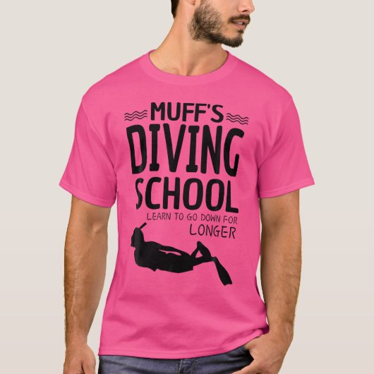 Muffs Diving School T-Shirt (Vorderseite)