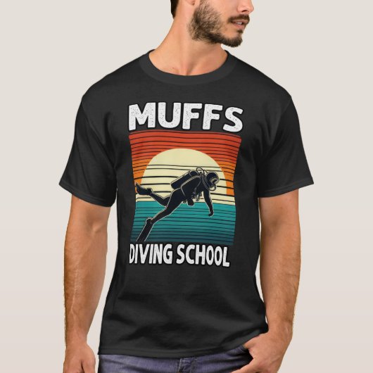 Muffs Diving School T-Shirt (Vorderseite)
