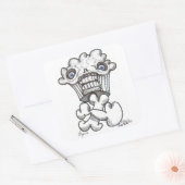 MUFFYN QUADRATISCHER AUFKLEBER (Umschlag)