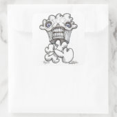 MUFFYN QUADRATISCHER AUFKLEBER (Tasche)