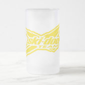Mug 16 oz givré team Motoneige Mattglas Bierglas (Mittel)