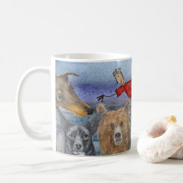 Mug #3 Joanna Flying Over Animals Kaffeetasse