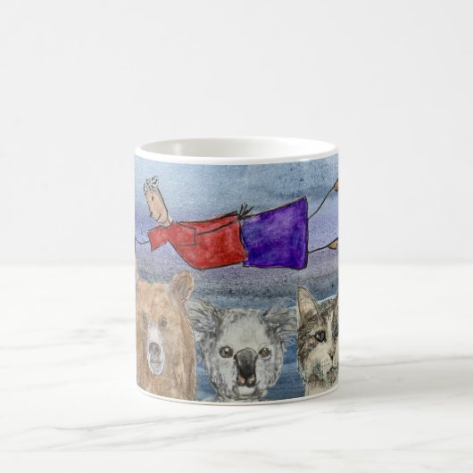 Mug #3 Joanna Flying Over Animals  Kaffeetasse (Mittel)