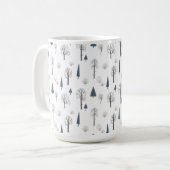 Mug (443 ml) - Winter Pattern Kaffeetasse (Vorderseite Links)