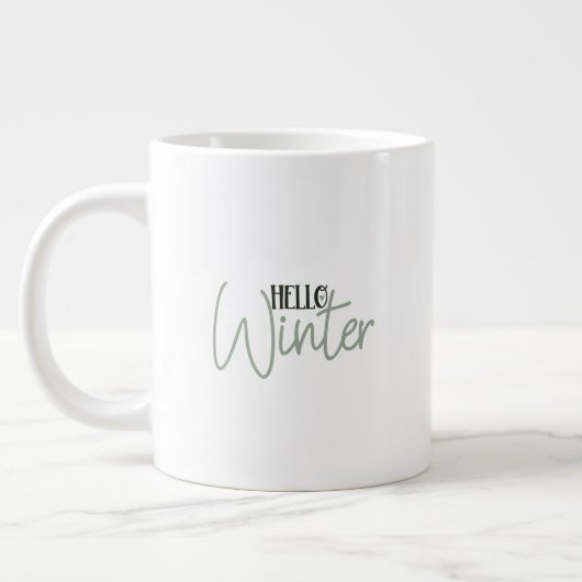 Mug (591 ml) - Hello Winter Jumbo-Tasse (Links)