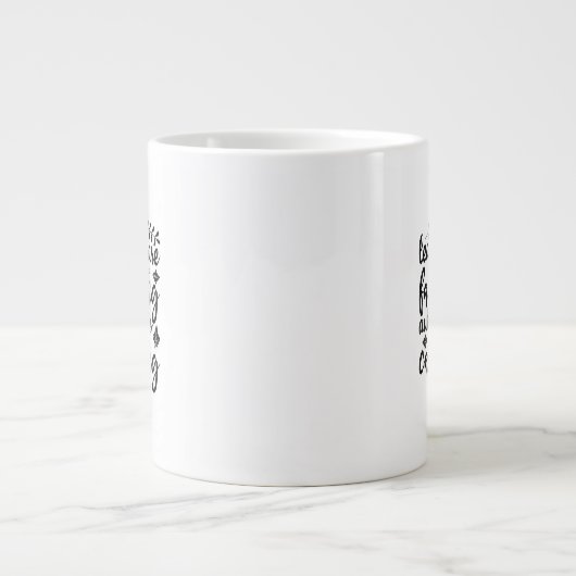 Mug (591 ml)- Leaves Are Falling Autumn Is Calling Jumbo-Tasse (Vorderseite)