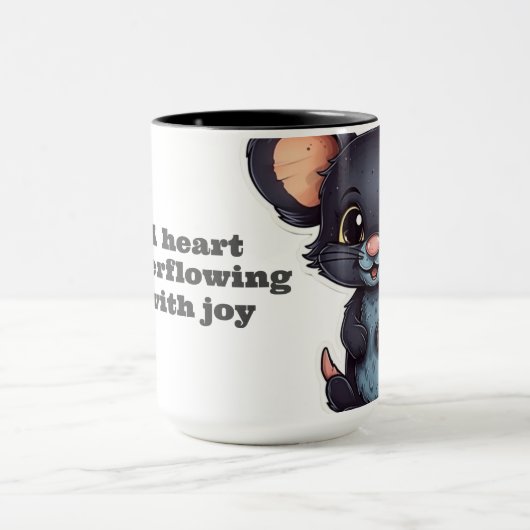 Mug A heart overflowing with joy Tasse (Zentrum)