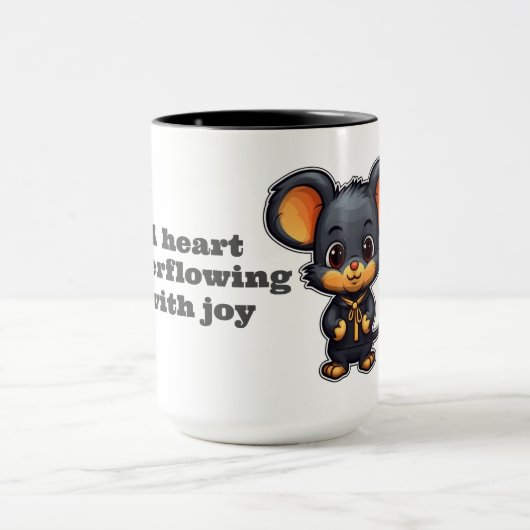 Mug A heart overflowing with joy Tasse (Zentrum)