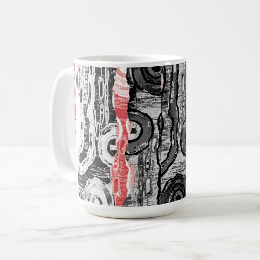 Mug – Abstract Land Kaffeetasse (Vorderseite Links)