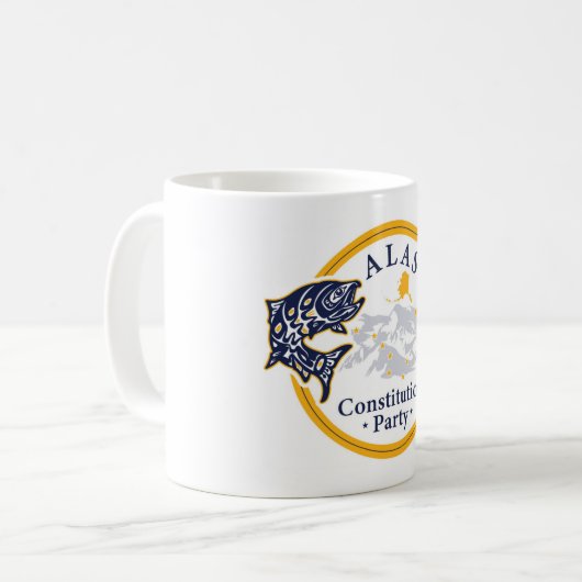 Mug, Alaska Constitution Party Kaffeetasse (Vorderseite Links)