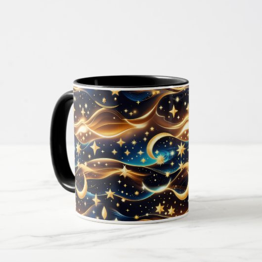 Mug - Amber Celestial Moon Tasse (Vorderseite Links)