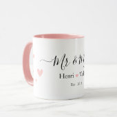 Mug Amour & Hochzeit Tasse (Vorderseite Links)