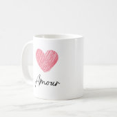 Mug Amour Kaffeetasse (Vorderseite Links)