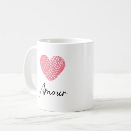 Mug Amour Kaffeetasse (Vorderseite Links)
