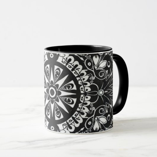 mug, arabisch-islamische Dekoration Tasse (VorderseiteRechts)