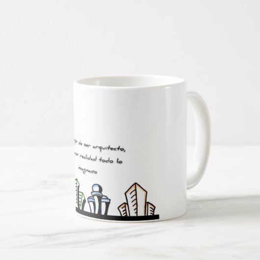 Mug Architekt Kaffeetasse (VorderseiteRechts)