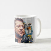 Mug art abstrait Zelensky Kaffeetasse (VorderseiteRechts)